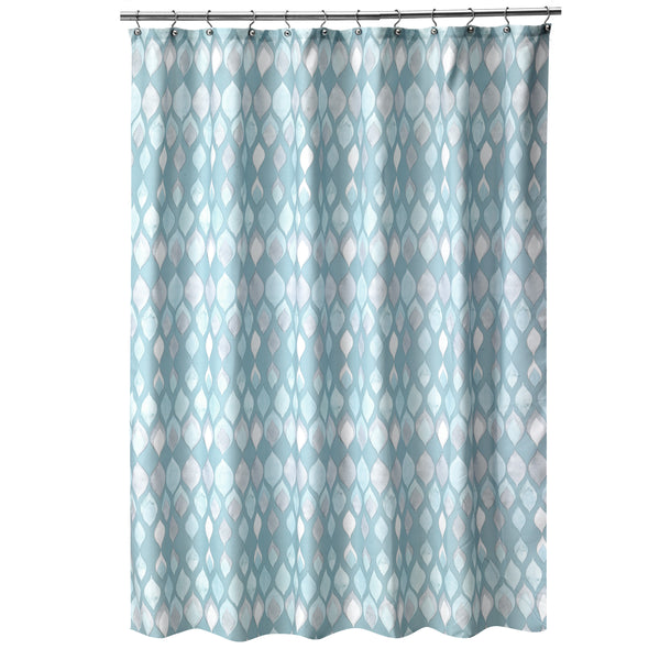 Sea Glass Fabric Bath Collection - Shower Curtain   6x6 Teal C40384- Marburn Curtains
